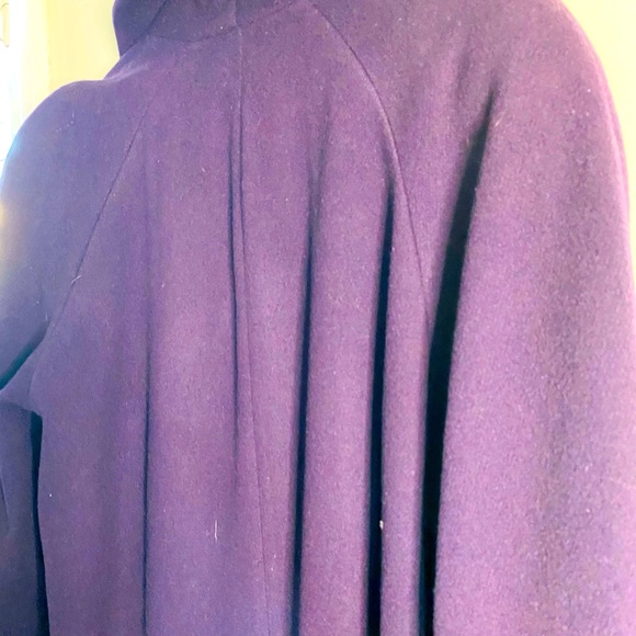 J G Hook wool coat. Purple/plum color; size 12 - Picture 16 of 16